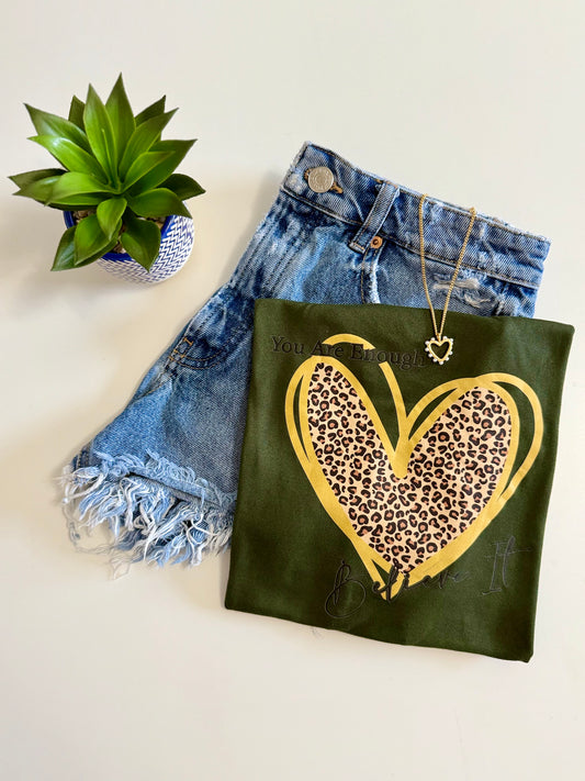 Cheetah Heart - Green